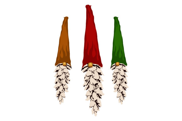 Beautiful Christmas Pinecones 222 Graphics & Illustrations