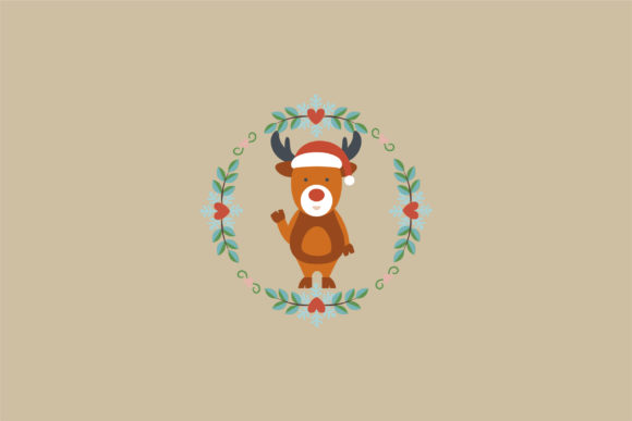 Christmas Circle Wreath Graphics and Illustrations Review