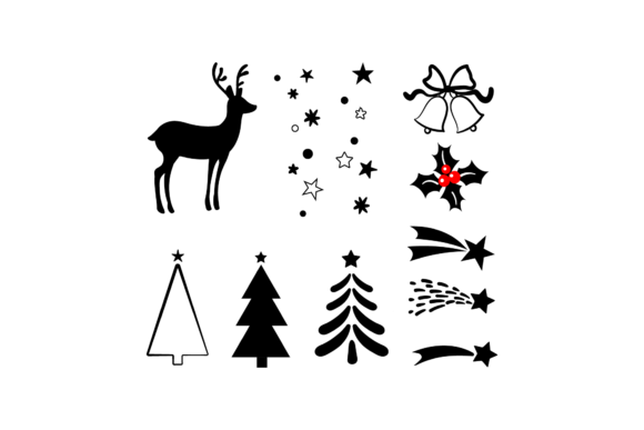 Christmas Decoration Set Illustration: Graphics Review