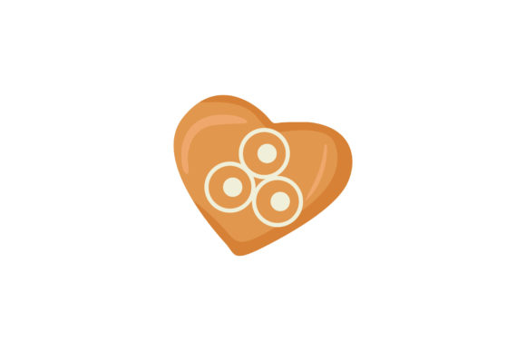 Christmas Heart Cookie Illustration: Graphics Review