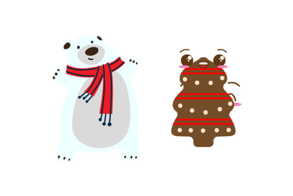 Christmas Vector Bear Cookies: Graphics & Illustrations Review