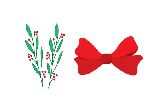 Mistletoe Ribbon Graphics: Festive Illustrations Review