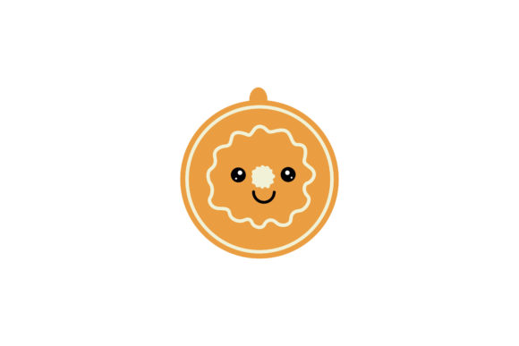Pretty Christmas Light Cookie Kawaii Graphics & Illustrations