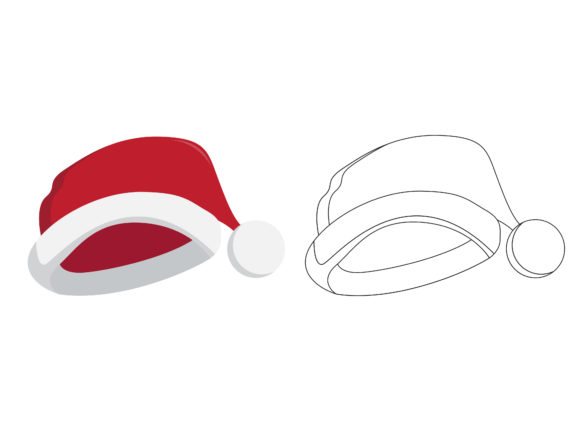Santa Hat Graphics & Illustrations for Crafters