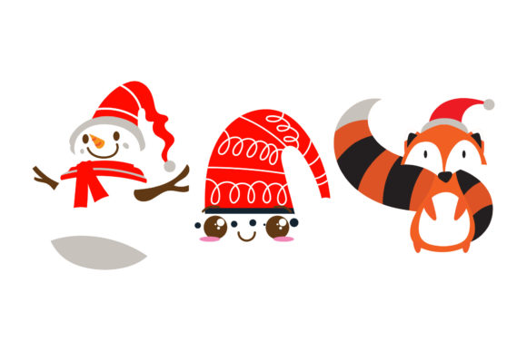Snowman, Hat, Fox Graphics: Illustrations Review