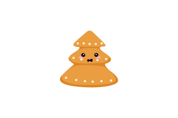 Sweet Christmas Tree Cookie Kawaii Graphics Review